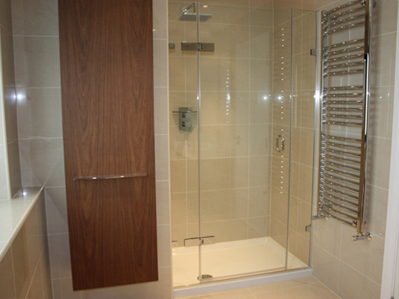 Shower and towel rail installation Shower and towel rail installation